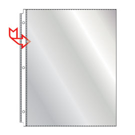 Side loading sheet protectors from SSC